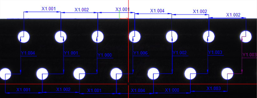 小孔直徑0.17mm、定位精度達到0.005內